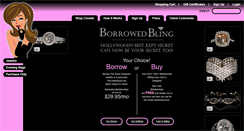 Desktop Screenshot of borrowedbling.com
